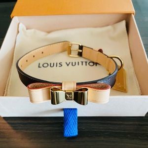 LOUIS VUITTON Baxter Dog Collar XS